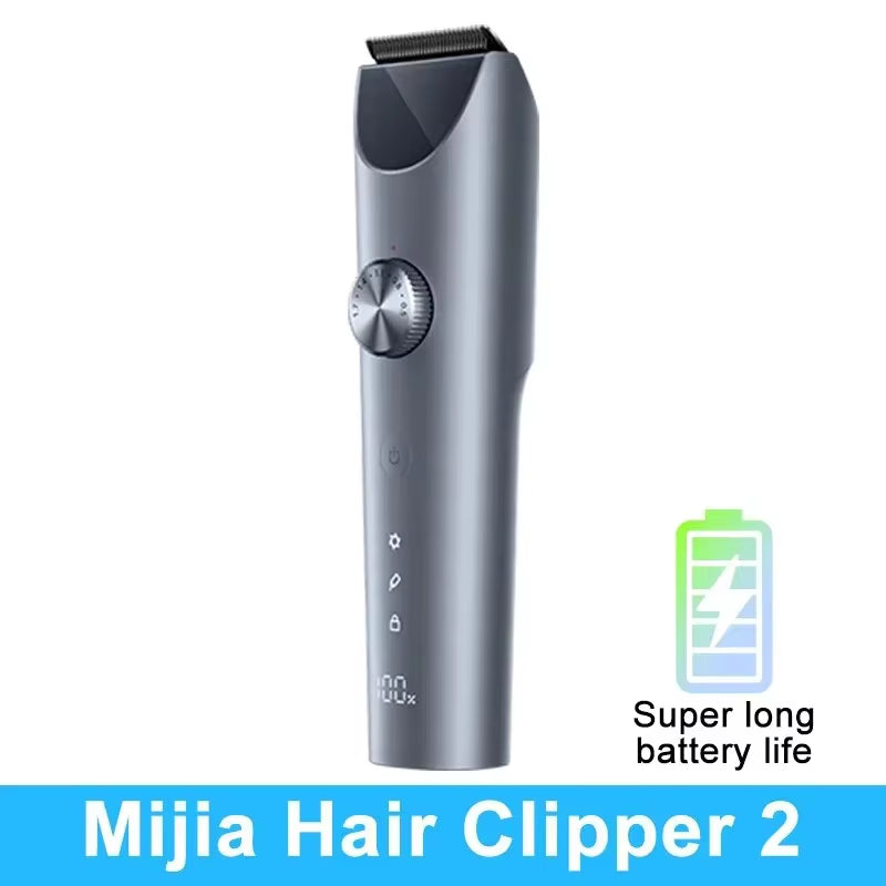 MIJIA Hair Trimmer Machine Hair Clipper1/2 IPX7 Waterproof Professional Cordless Men Electric Hair Cutting Barber Trimmer